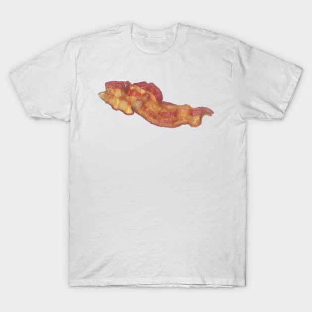 Cooked Bacon T-Shirt by Bravuramedia